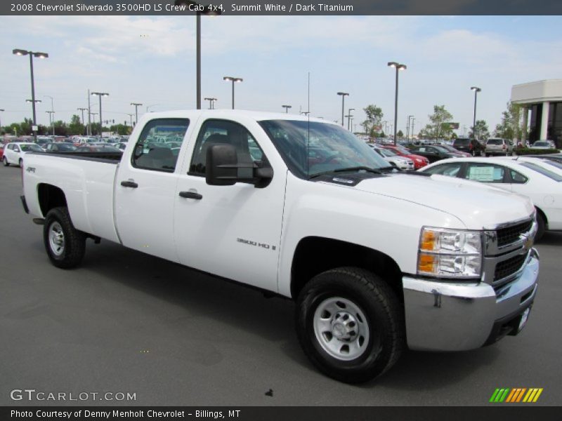 Front 3/4 View of 2008 Silverado 3500HD LS Crew Cab 4x4