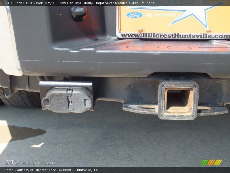 Ingot Silver Metallic / Medium Stone 2010 Ford F350 Super Duty XL Crew Cab 4x4 Dually