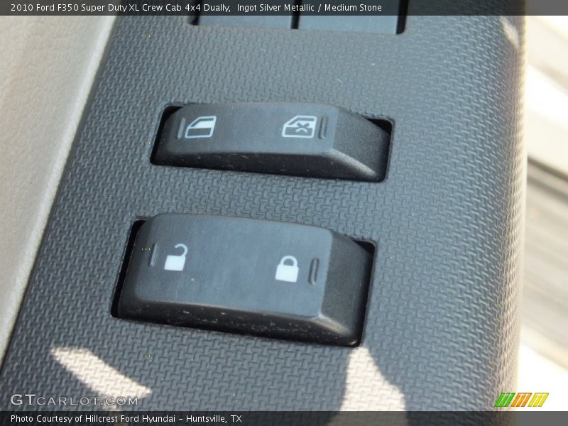 Ingot Silver Metallic / Medium Stone 2010 Ford F350 Super Duty XL Crew Cab 4x4 Dually
