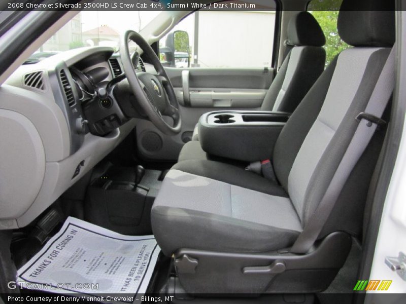 Front Seat of 2008 Silverado 3500HD LS Crew Cab 4x4