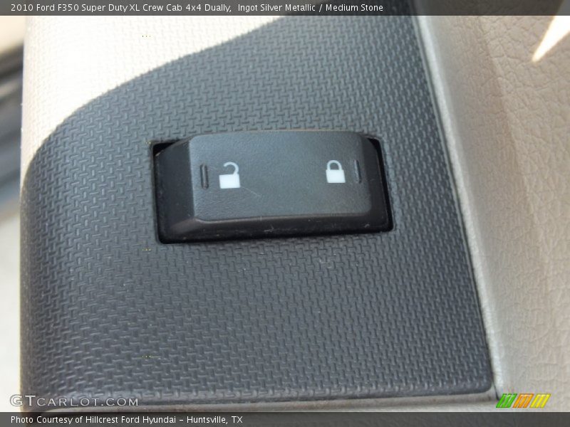 Ingot Silver Metallic / Medium Stone 2010 Ford F350 Super Duty XL Crew Cab 4x4 Dually