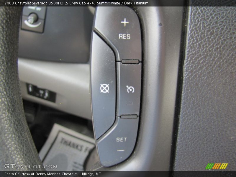 Controls of 2008 Silverado 3500HD LS Crew Cab 4x4