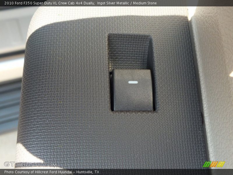 Ingot Silver Metallic / Medium Stone 2010 Ford F350 Super Duty XL Crew Cab 4x4 Dually
