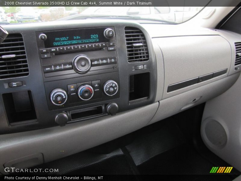 Summit White / Dark Titanium 2008 Chevrolet Silverado 3500HD LS Crew Cab 4x4