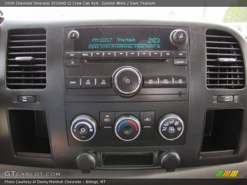 Controls of 2008 Silverado 3500HD LS Crew Cab 4x4