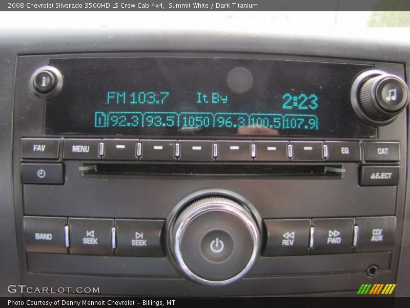 Audio System of 2008 Silverado 3500HD LS Crew Cab 4x4