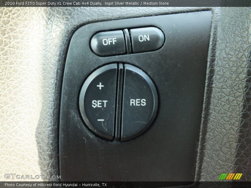 Ingot Silver Metallic / Medium Stone 2010 Ford F350 Super Duty XL Crew Cab 4x4 Dually