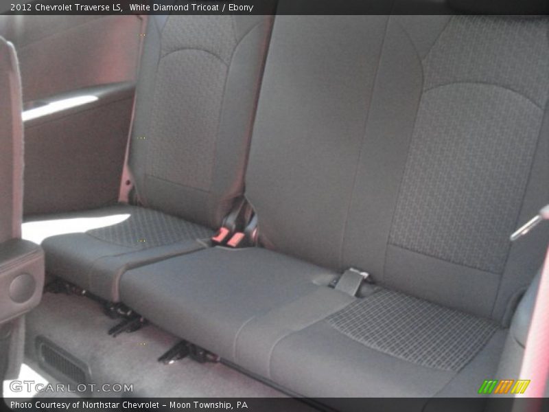 White Diamond Tricoat / Ebony 2012 Chevrolet Traverse LS