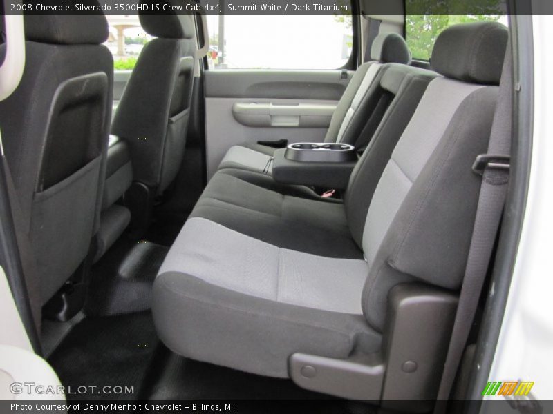 Rear Seat of 2008 Silverado 3500HD LS Crew Cab 4x4