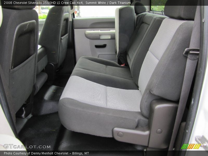 Summit White / Dark Titanium 2008 Chevrolet Silverado 3500HD LS Crew Cab 4x4