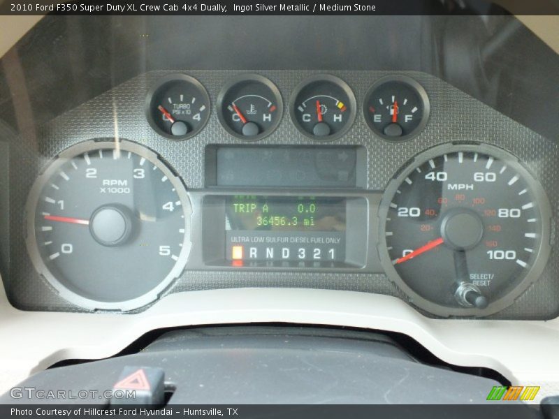  2010 F350 Super Duty XL Crew Cab 4x4 Dually XL Crew Cab 4x4 Dually Gauges