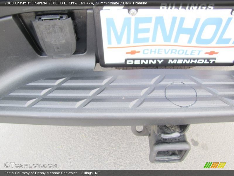 Summit White / Dark Titanium 2008 Chevrolet Silverado 3500HD LS Crew Cab 4x4