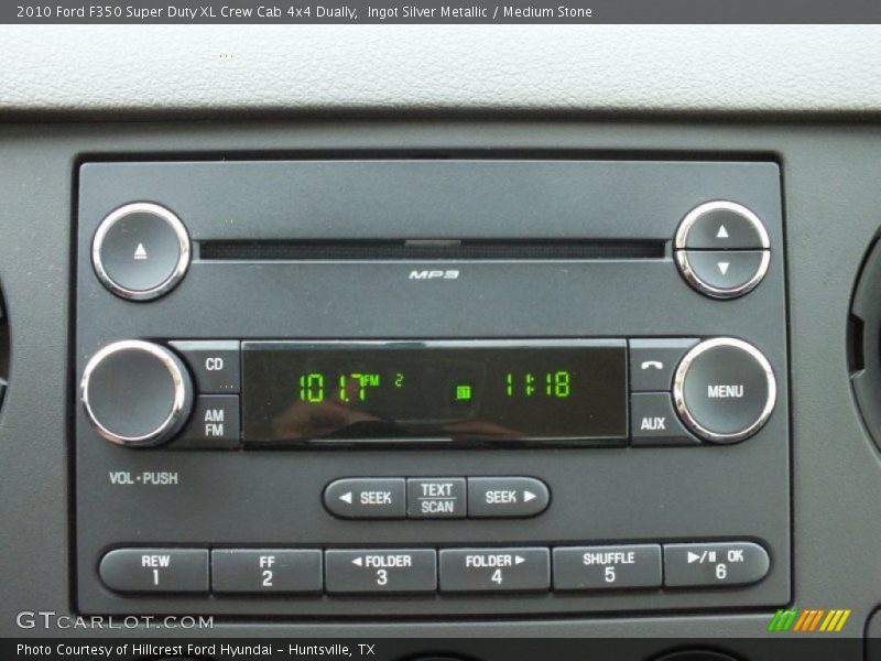 Audio System of 2010 F350 Super Duty XL Crew Cab 4x4 Dually