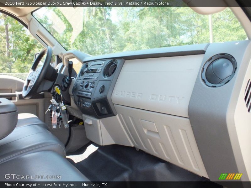 Dashboard of 2010 F350 Super Duty XL Crew Cab 4x4 Dually