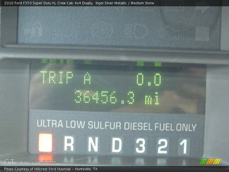Ingot Silver Metallic / Medium Stone 2010 Ford F350 Super Duty XL Crew Cab 4x4 Dually