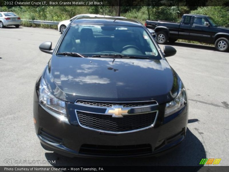 Black Granite Metallic / Jet Black 2012 Chevrolet Cruze LT