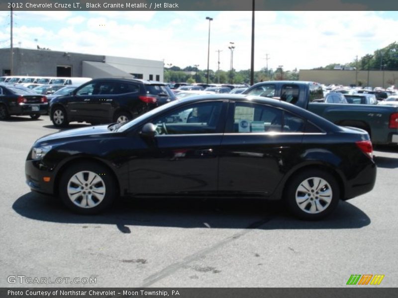 Black Granite Metallic / Jet Black 2012 Chevrolet Cruze LT