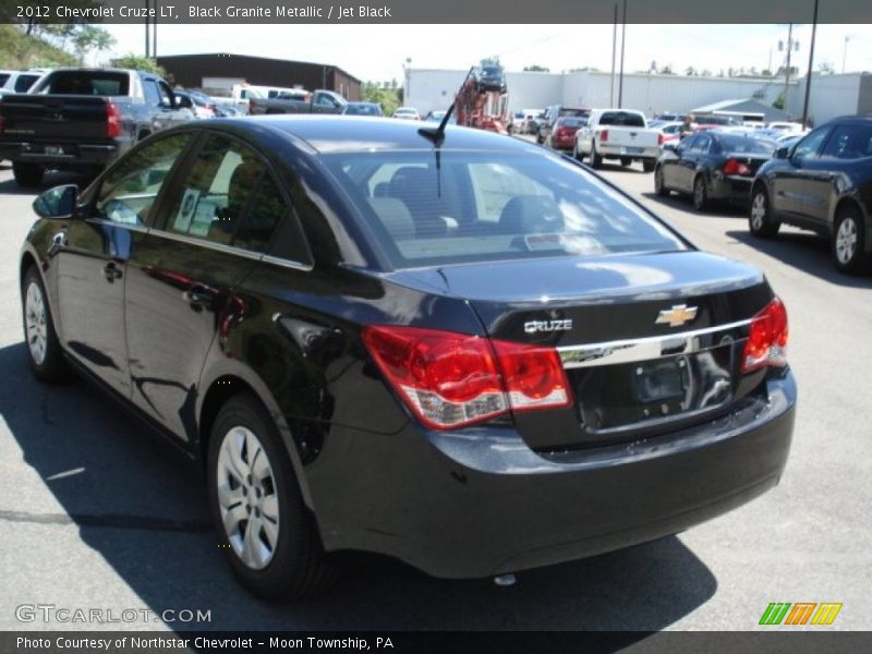 Black Granite Metallic / Jet Black 2012 Chevrolet Cruze LT