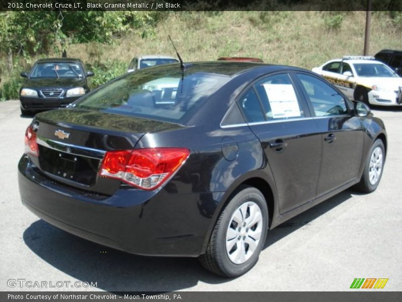 Black Granite Metallic / Jet Black 2012 Chevrolet Cruze LT