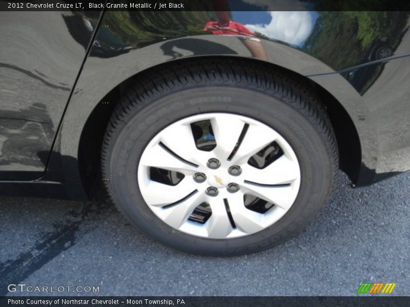 Black Granite Metallic / Jet Black 2012 Chevrolet Cruze LT