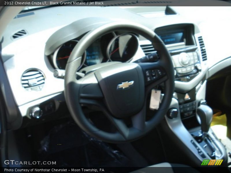 Black Granite Metallic / Jet Black 2012 Chevrolet Cruze LT