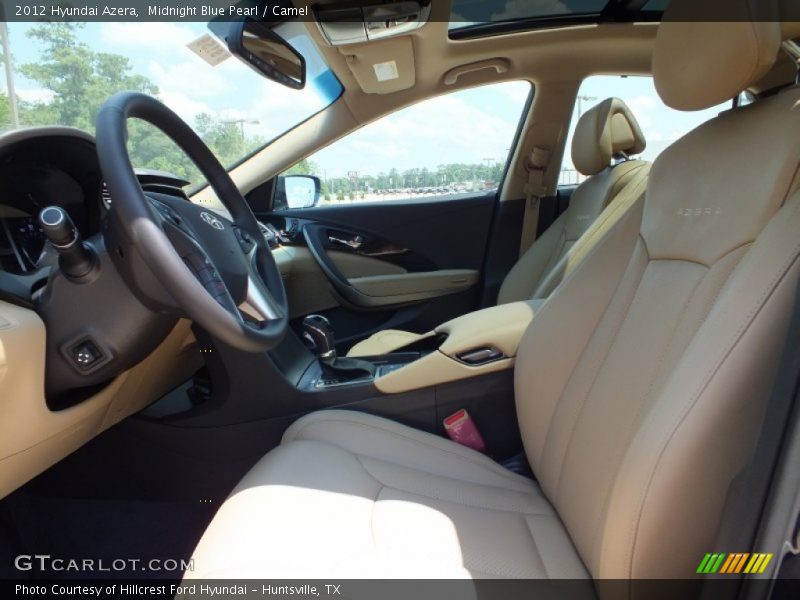 Midnight Blue Pearl / Camel 2012 Hyundai Azera