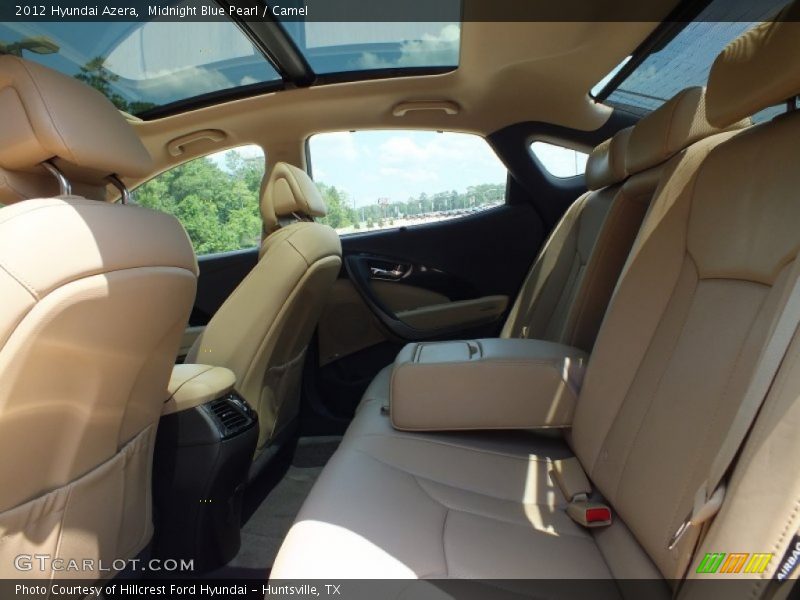 Midnight Blue Pearl / Camel 2012 Hyundai Azera