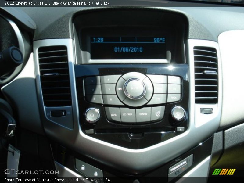 Black Granite Metallic / Jet Black 2012 Chevrolet Cruze LT