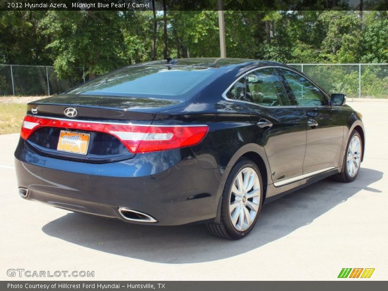 Midnight Blue Pearl / Camel 2012 Hyundai Azera
