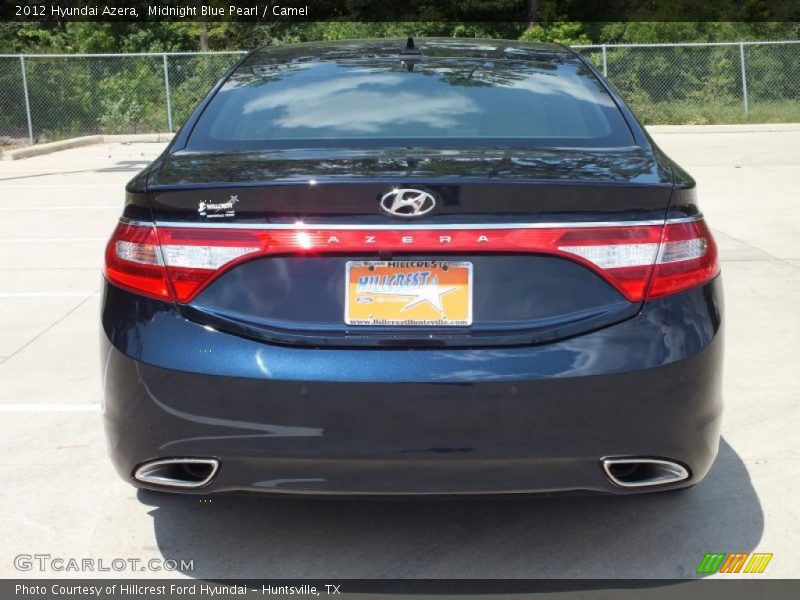 Midnight Blue Pearl / Camel 2012 Hyundai Azera