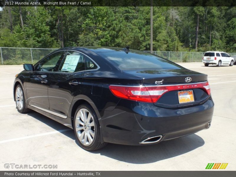 Midnight Blue Pearl / Camel 2012 Hyundai Azera