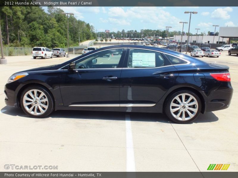 Midnight Blue Pearl / Camel 2012 Hyundai Azera