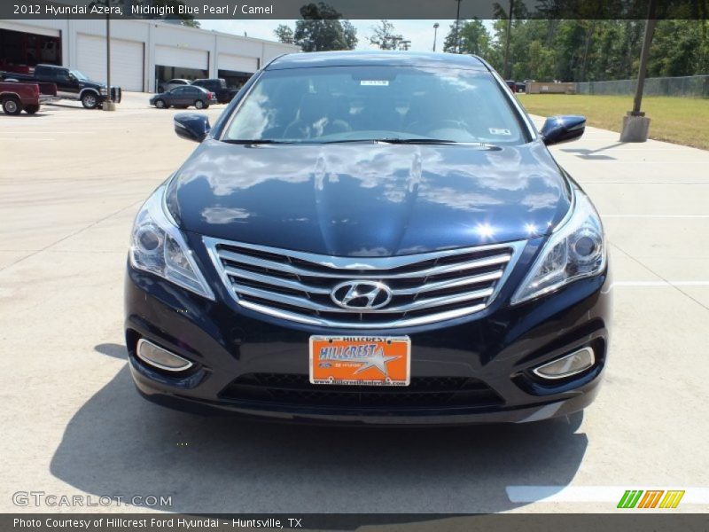 Midnight Blue Pearl / Camel 2012 Hyundai Azera
