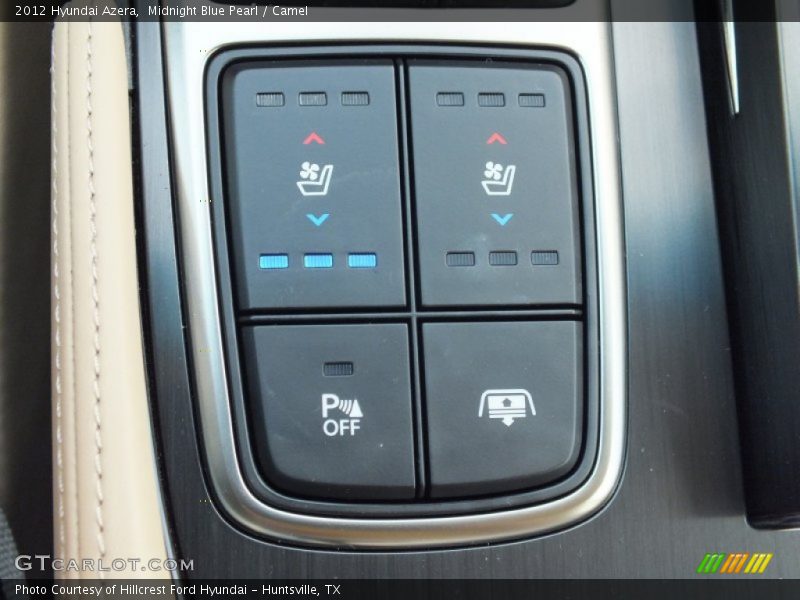 Midnight Blue Pearl / Camel 2012 Hyundai Azera