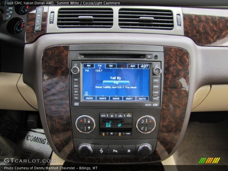 Summit White / Cocoa/Light Cashmere 2009 GMC Yukon Denali AWD