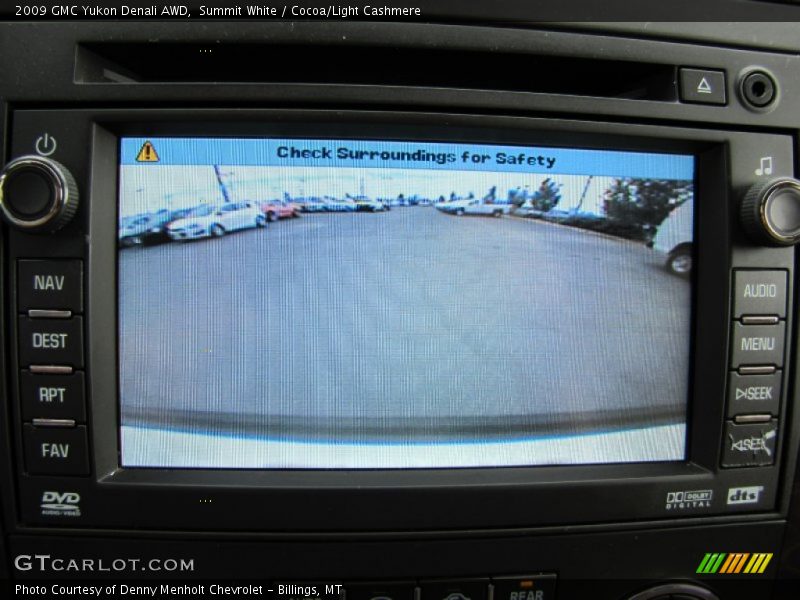 Summit White / Cocoa/Light Cashmere 2009 GMC Yukon Denali AWD