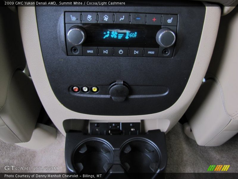Summit White / Cocoa/Light Cashmere 2009 GMC Yukon Denali AWD