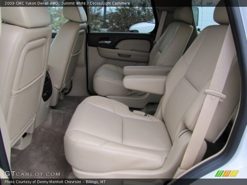 Summit White / Cocoa/Light Cashmere 2009 GMC Yukon Denali AWD