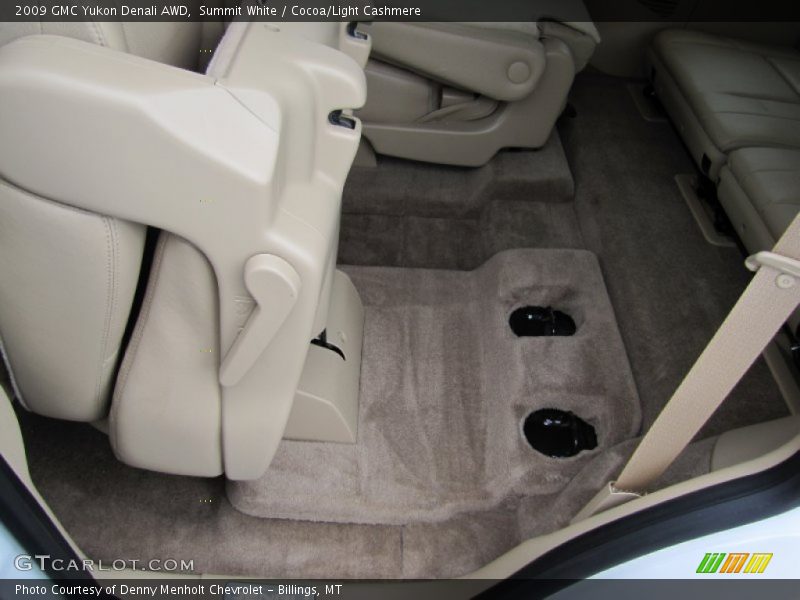 Summit White / Cocoa/Light Cashmere 2009 GMC Yukon Denali AWD