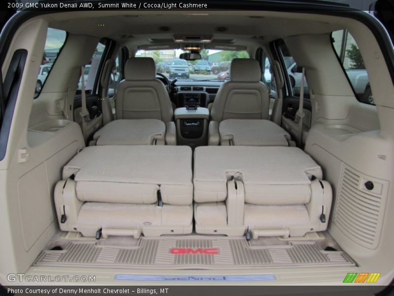 Summit White / Cocoa/Light Cashmere 2009 GMC Yukon Denali AWD