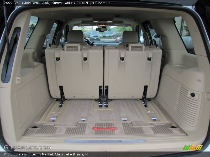 Summit White / Cocoa/Light Cashmere 2009 GMC Yukon Denali AWD