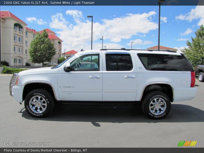 Summit White / Light Titanium 2009 GMC Yukon XL SLT 4x4