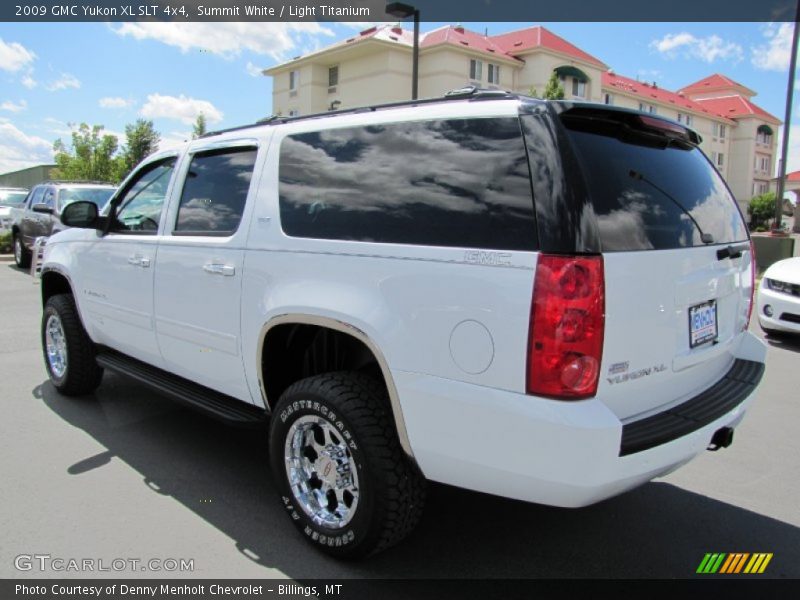 Summit White / Light Titanium 2009 GMC Yukon XL SLT 4x4