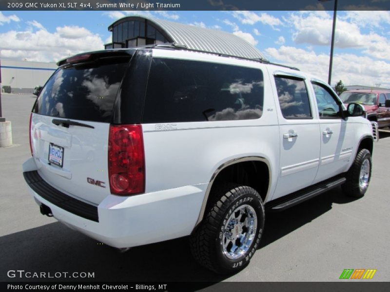 Summit White / Light Titanium 2009 GMC Yukon XL SLT 4x4