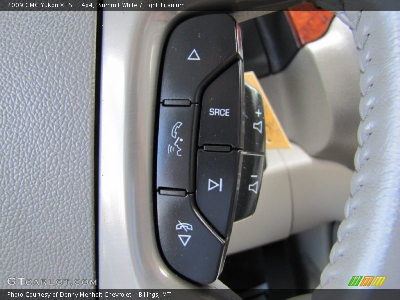 Summit White / Light Titanium 2009 GMC Yukon XL SLT 4x4