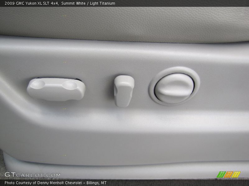 Summit White / Light Titanium 2009 GMC Yukon XL SLT 4x4