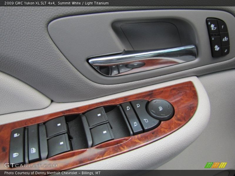 Summit White / Light Titanium 2009 GMC Yukon XL SLT 4x4