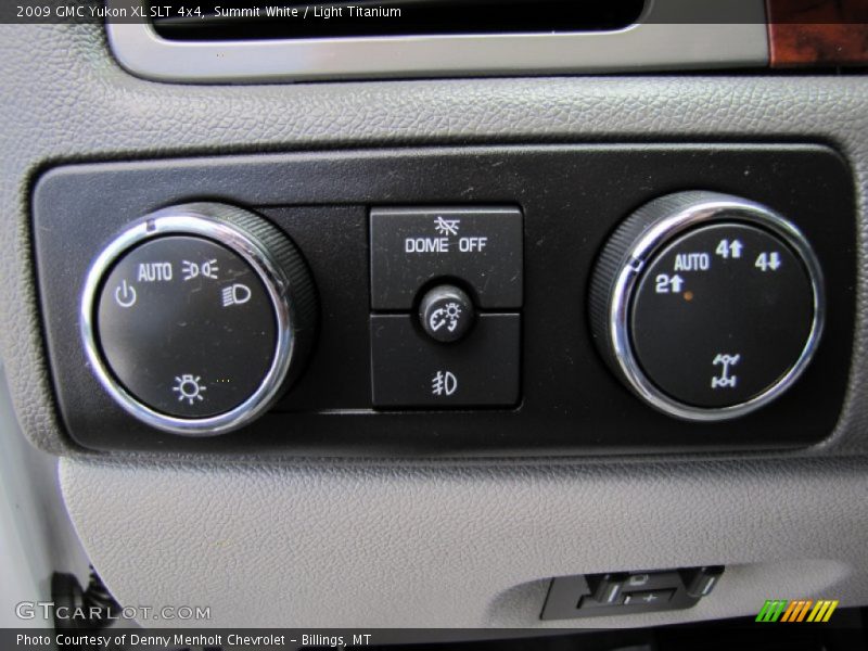Summit White / Light Titanium 2009 GMC Yukon XL SLT 4x4