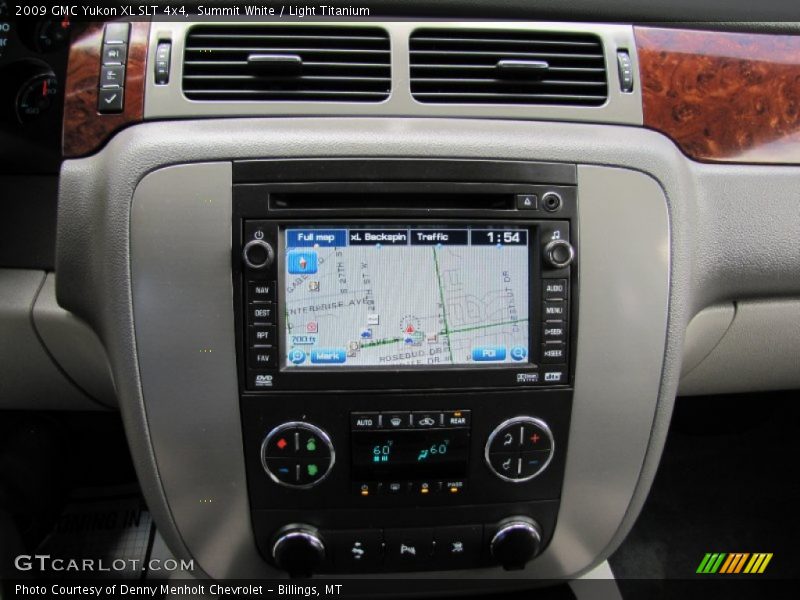 Summit White / Light Titanium 2009 GMC Yukon XL SLT 4x4