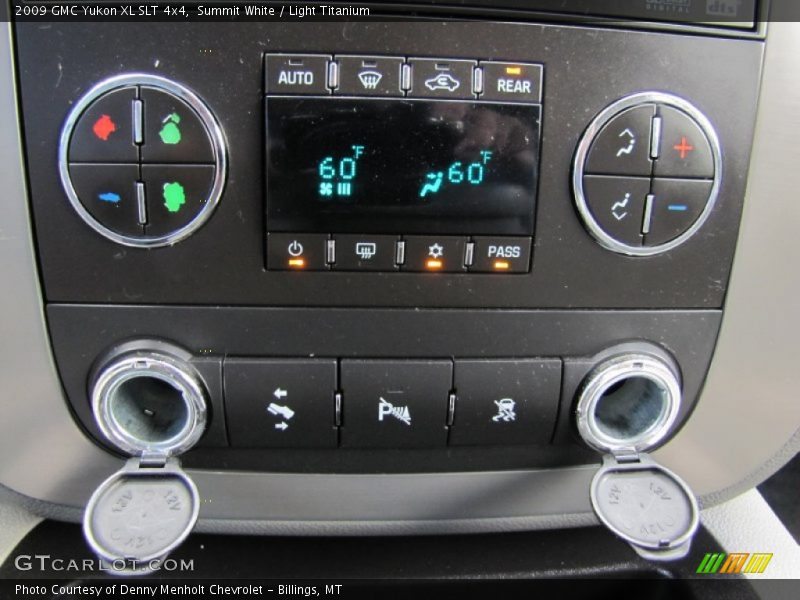 Summit White / Light Titanium 2009 GMC Yukon XL SLT 4x4